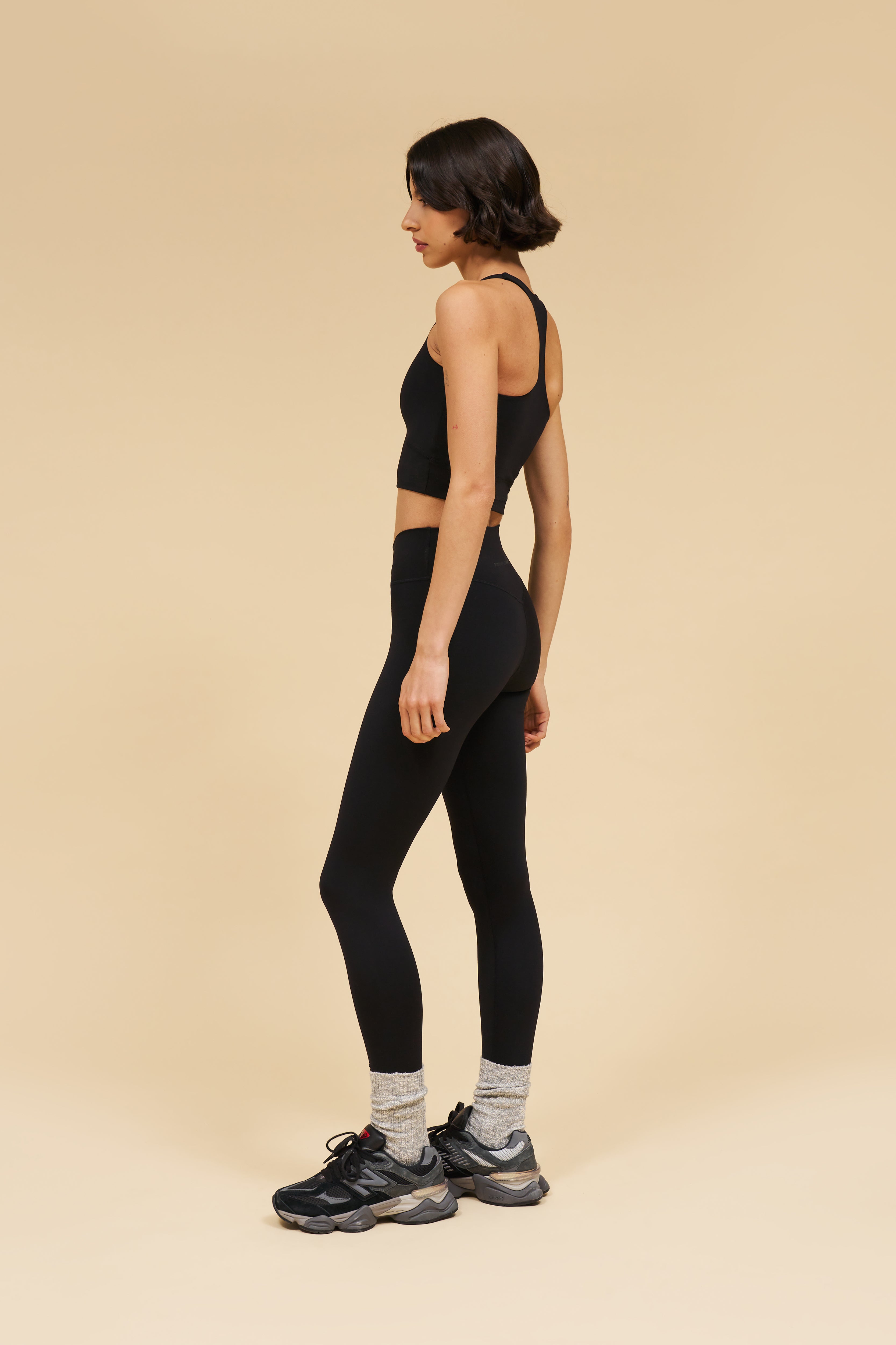 HIGH WAIST CROSS FRONT LEGGINGS