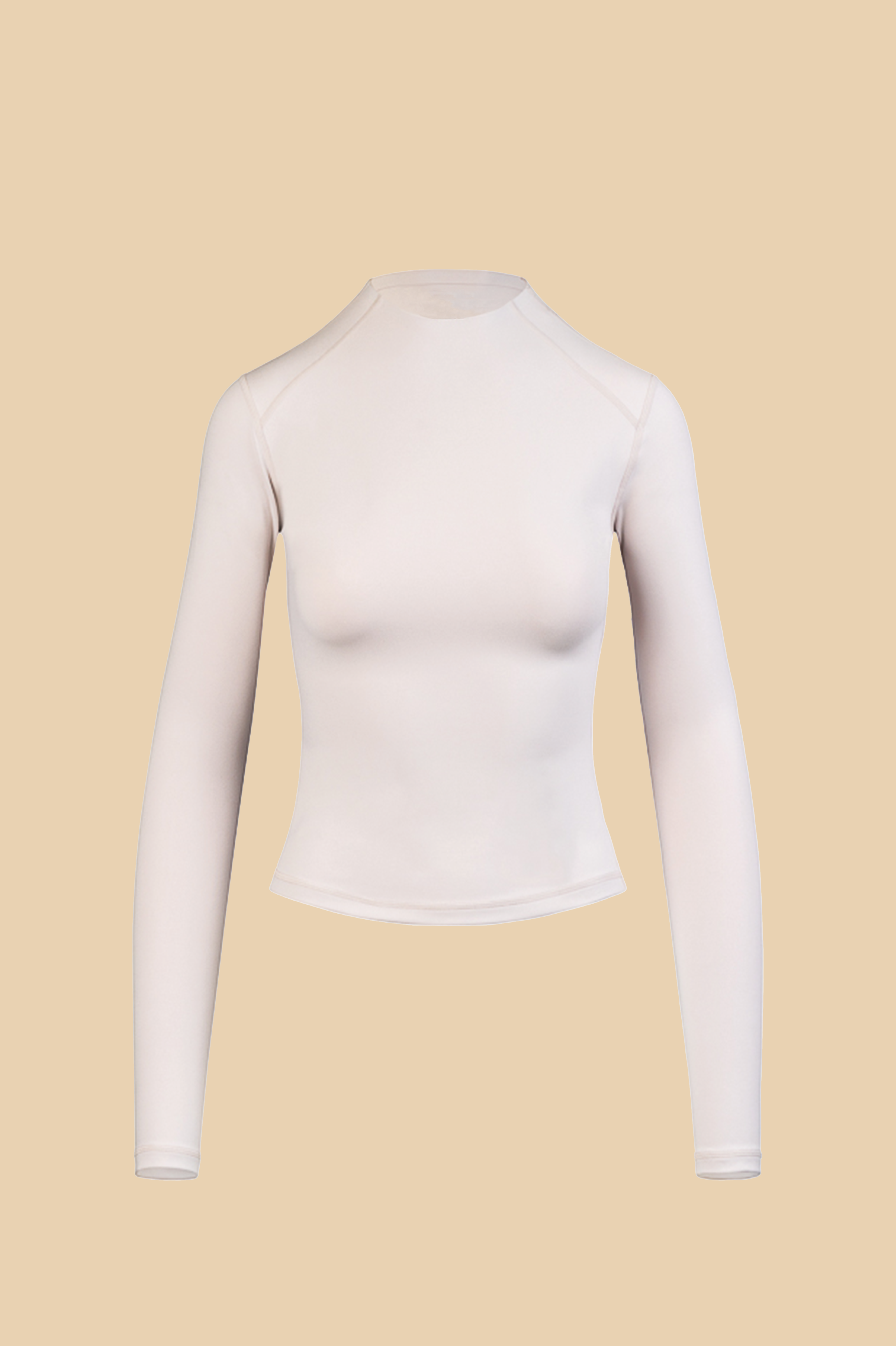 LONG SLEEVE MOCK NECK TOP